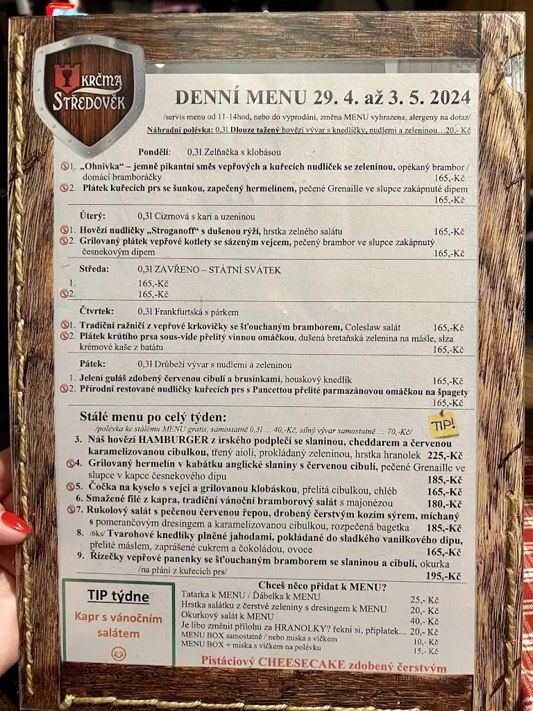 Menu_Krčma Středověk_Frýdek-Místek_image_3