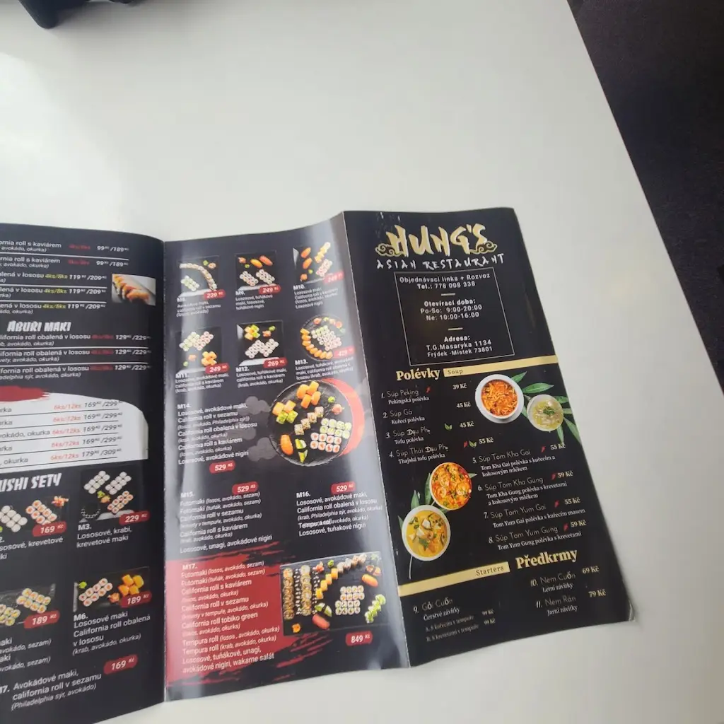 Menu_Hung's Asian Restaurant_Frýdek-Místek_image_4