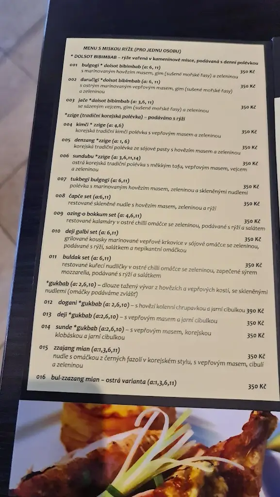 Menu_Benu Restaurant_Frýdek-Místek_immagine_3