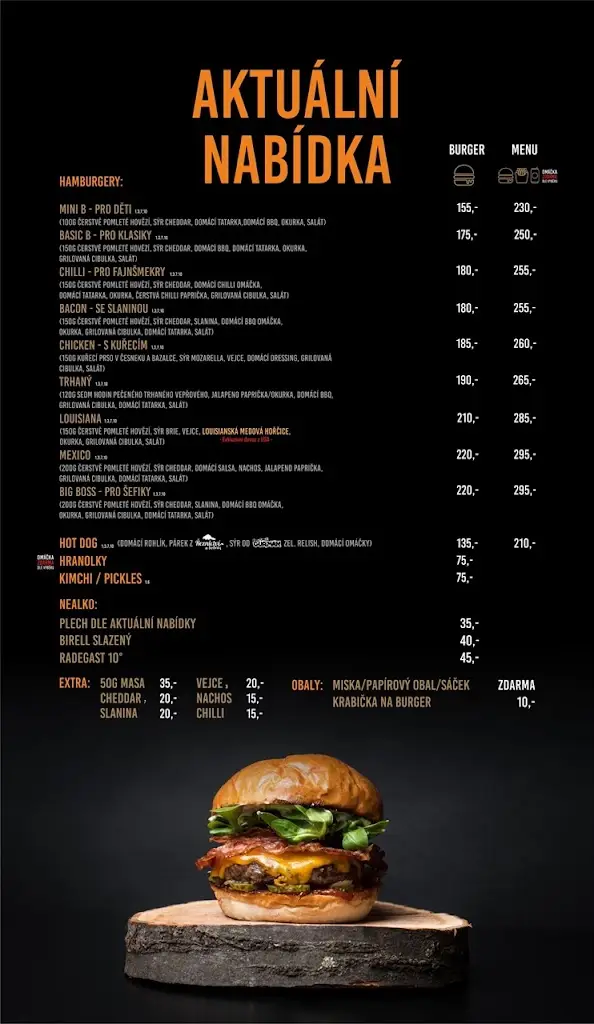 Menu_Bob's Beef Burger - FM_Frýdek-Místek_image_1
