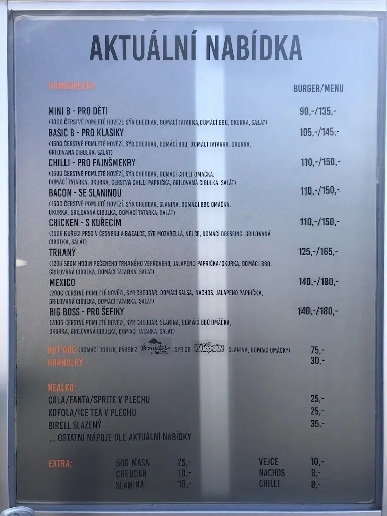 Menu_Bob's Beef Burger - FM_Frýdek-Místek_image_4