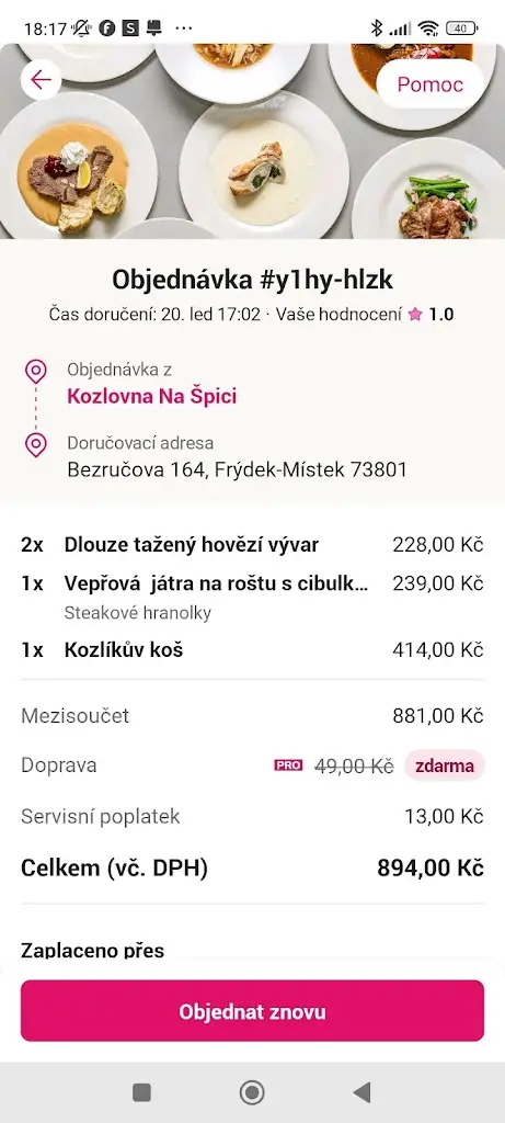 Menu_Kozlovna Na Špici_Frýdek-Místek_image_2