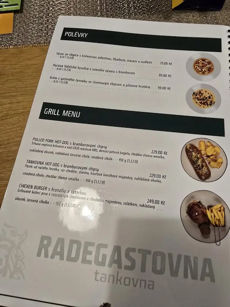 Menu_Radegastovna - Tankovna FM_Frýdek-Místek_image_1