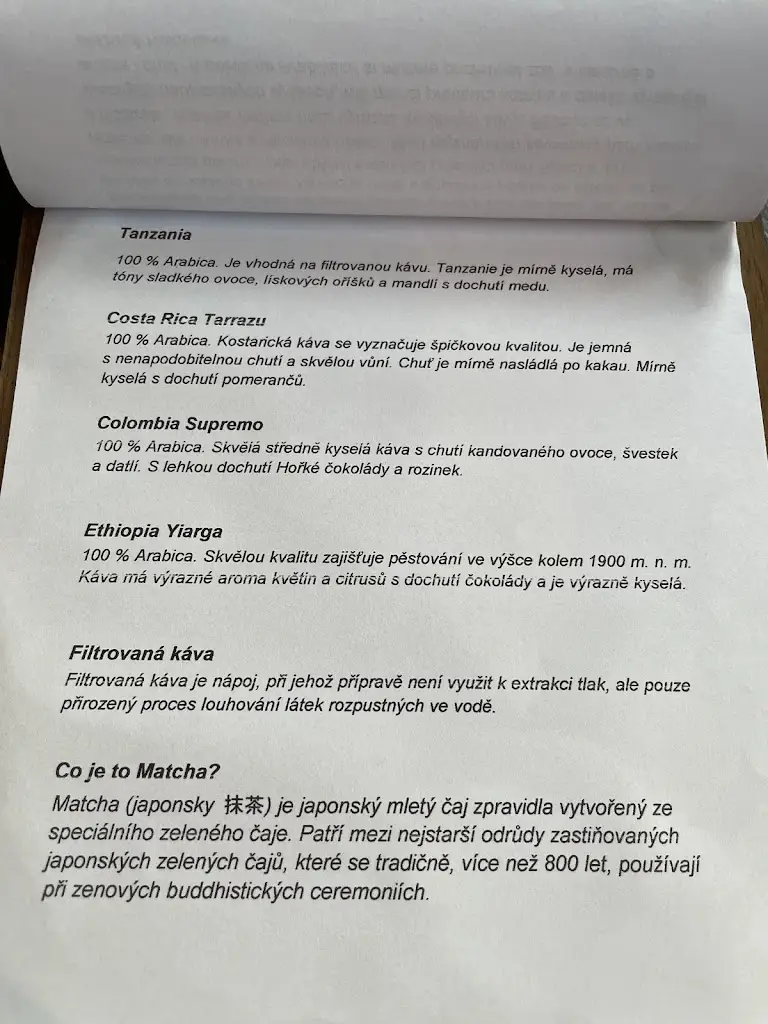 Menu_Kolonial coffee_Jindřichův Hradec_image_3