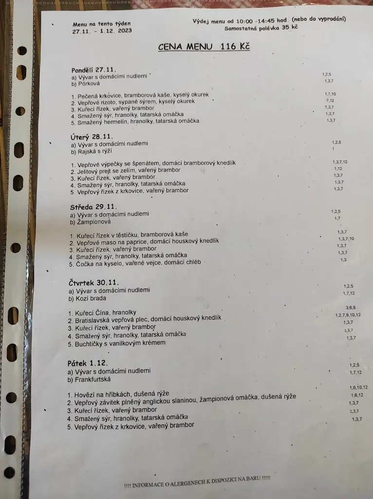 Menu_Restaurace u Císaře_Frýdek-Místek_image_2