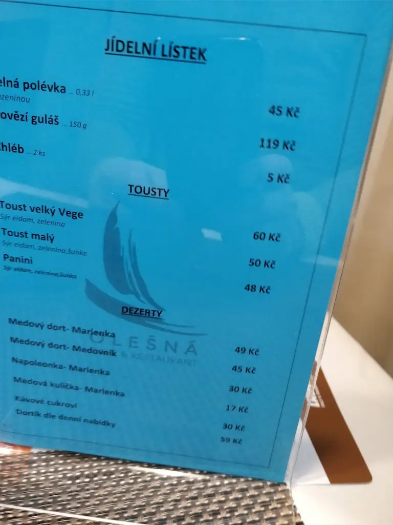 Menu_FAMILY PARK OLEŠNÁ_Frýdek-Místek_image_3