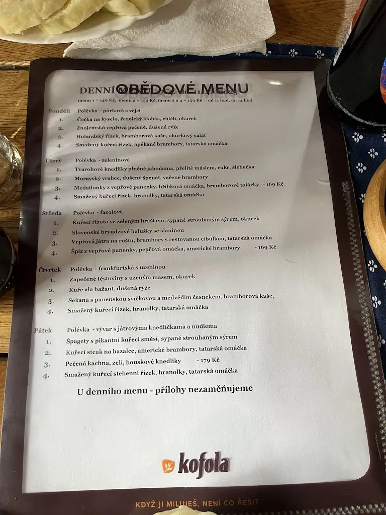 Menu_Valašská Rychta_Frenštát pod Radhoštěm_image_1