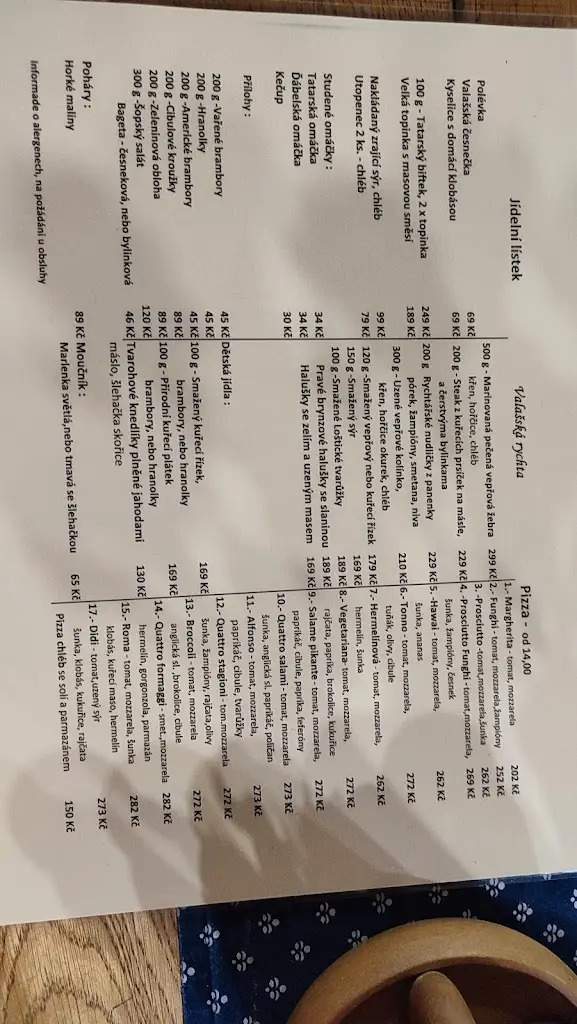 Menu_Valašská Rychta_Frenštát pod Radhoštěm_image_3