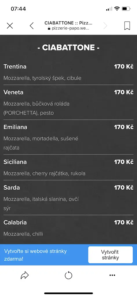 Menu_Papo pizza_Frenštát pod Radhoštěm_image_3