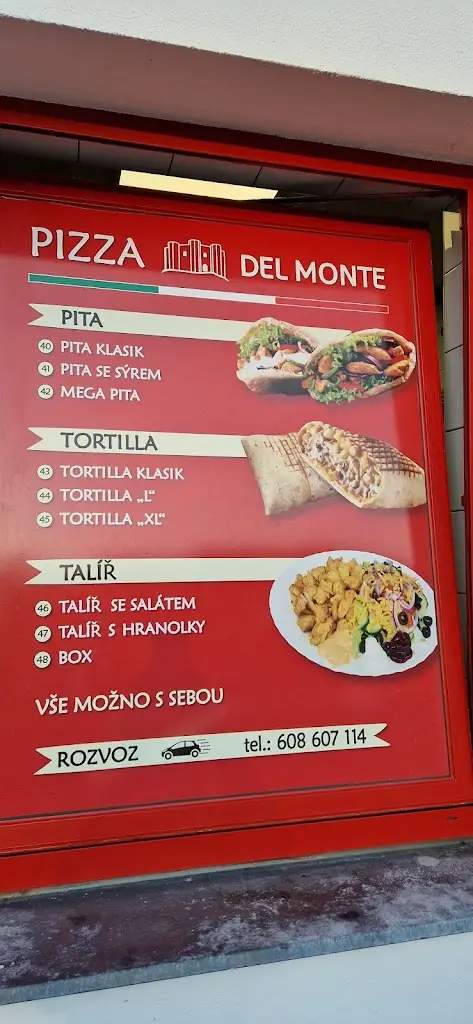 Menu_Pizza Del Monte_Frenštát pod Radhoštěm_image_1