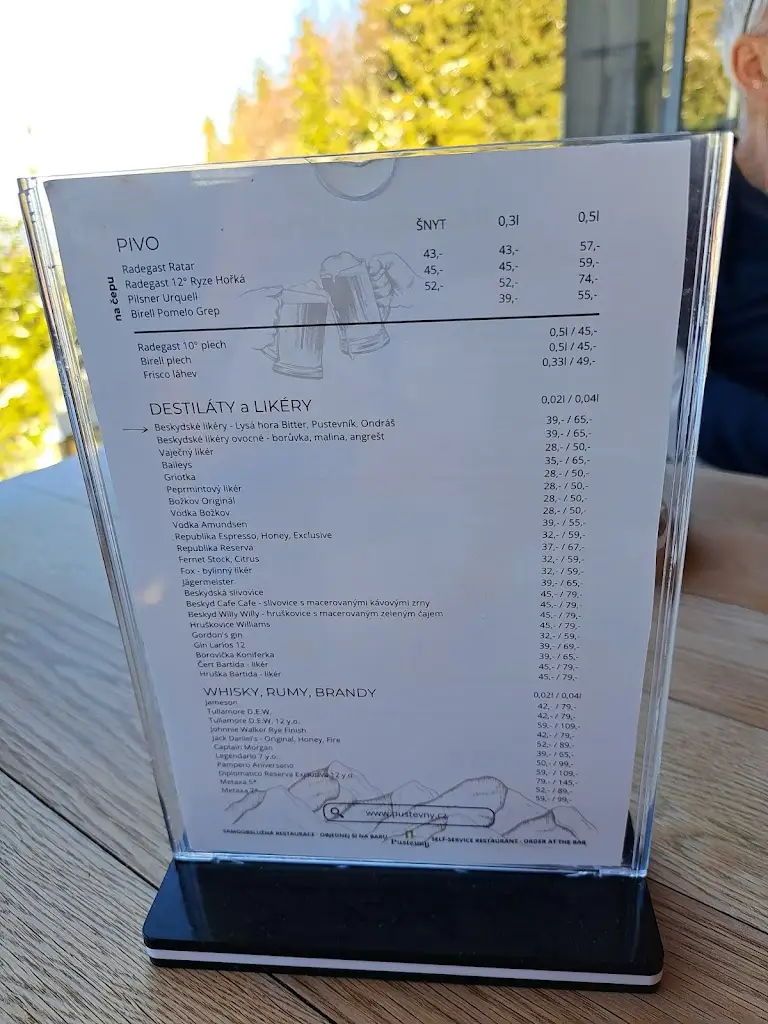 Menu_Horní stanice lanové dráhy Pustevny_Frenštát pod Radhoštěm_image_1