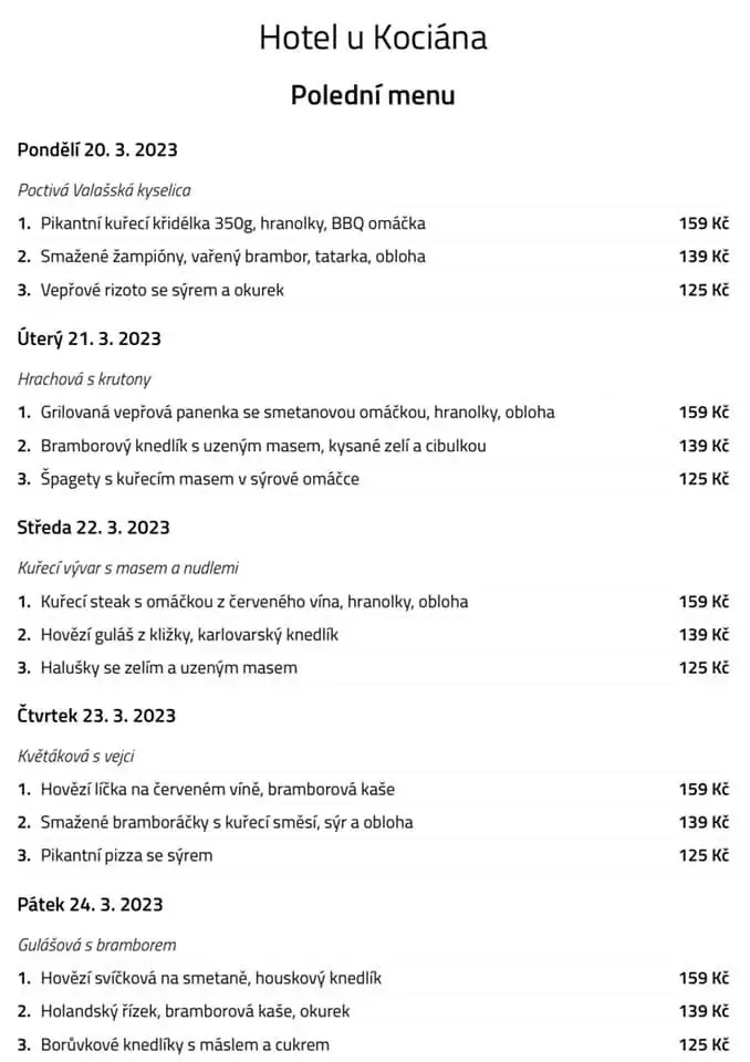 Menu_Restaurace Kocián_Frenštát pod Radhoštěm_image_2