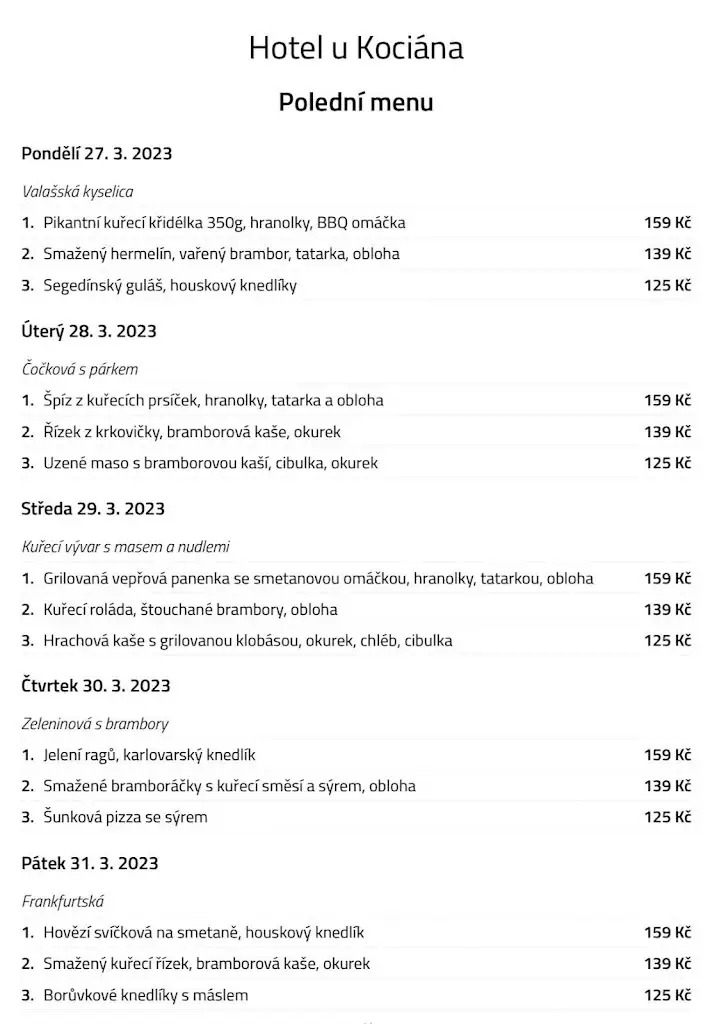 Menu_Restaurace Kocián_Frenštát pod Radhoštěm_image_3