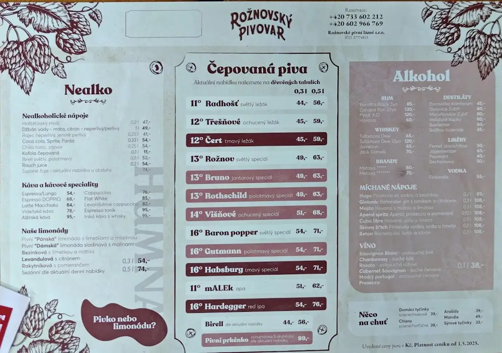 Menu_Rožnovský pivovar_Frenštát pod Radhoštěm_image_2