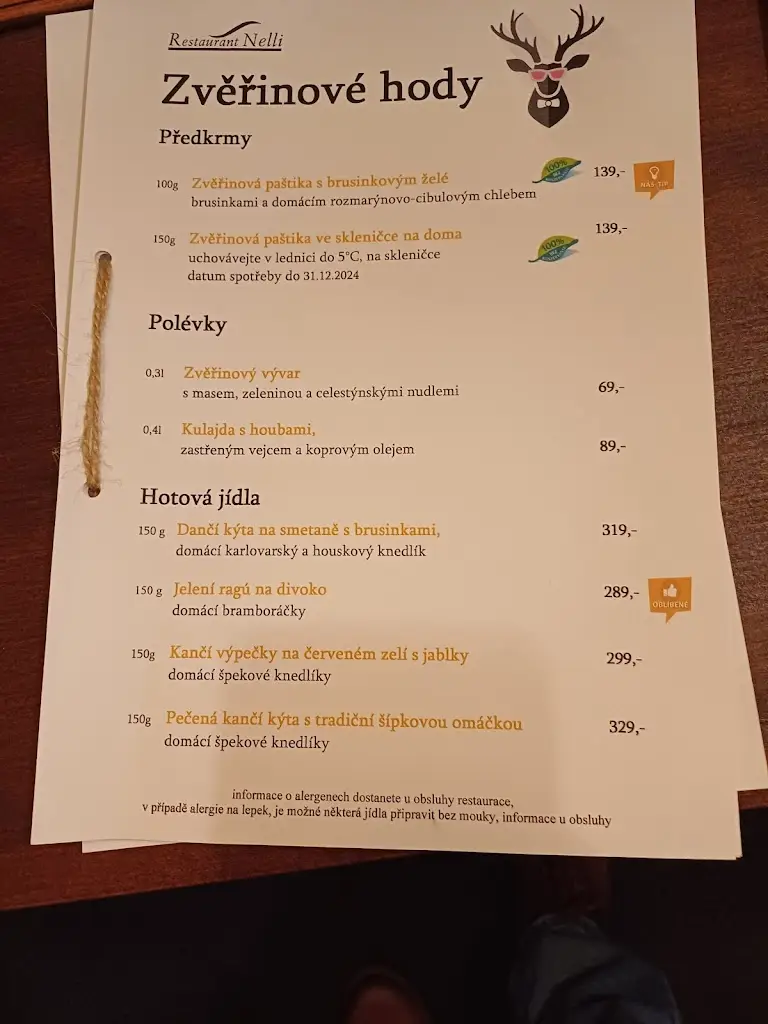 Menu_Restaurace Nelli_Havířov_image_1