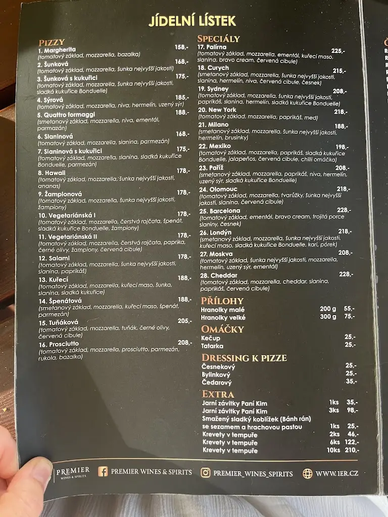 Menu_Pizza&Bar Palírna_Havířov_image_2