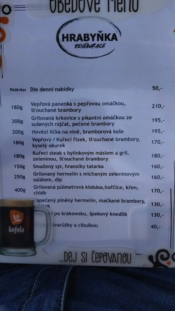 Menu_Restaurace Hrabyňka_Hrabyně_image_2
