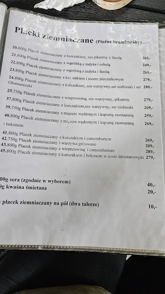 Menu_HÁJENKA Těrlicko-restaurace a penzion_Horní Těrlicko_image_3