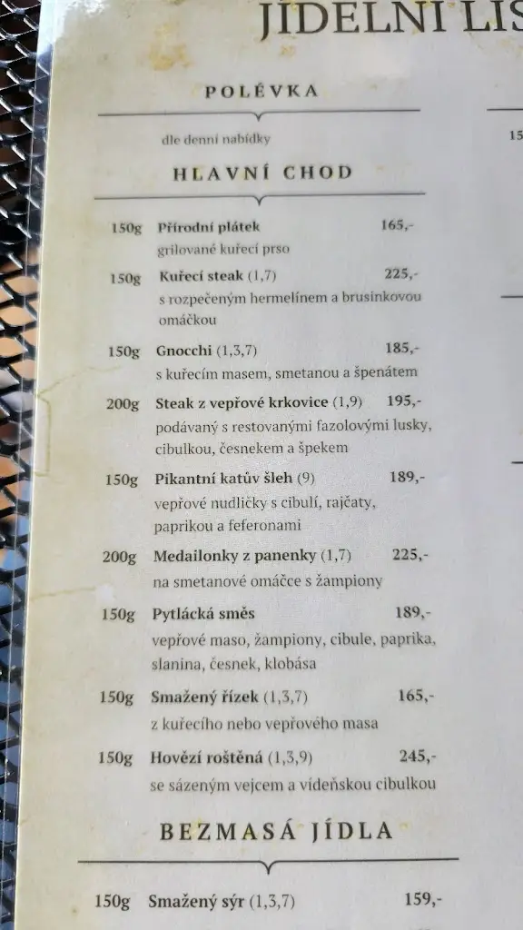 Menu_Restaurant - Pension Bartochov_Kamenný Újezd_image_4