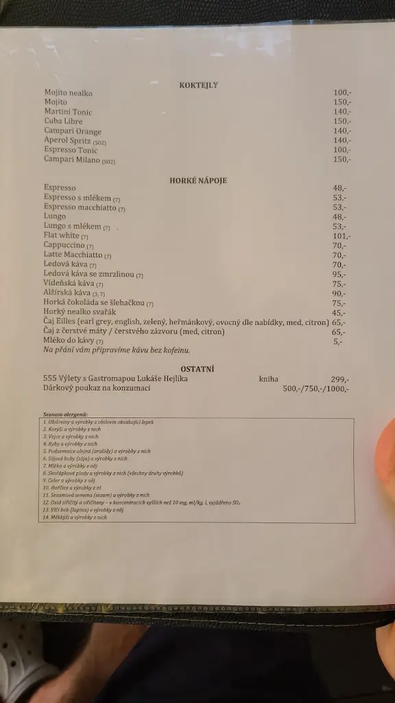 Menu_U námořníka Restaurant a penzion_Hukvaldy_immagine_3