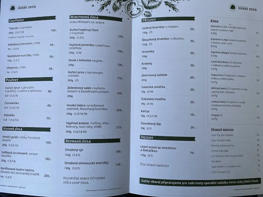 Menu_Restaurace Horní Dvůr_Jistebník_image_2