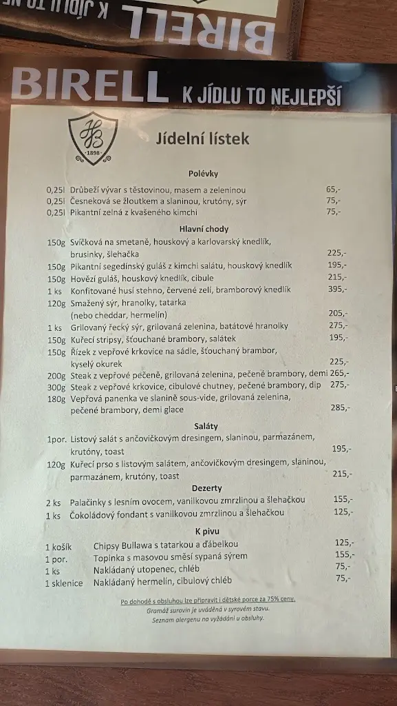Menu_Restaurace Bullawa_Jablunkov_image_1