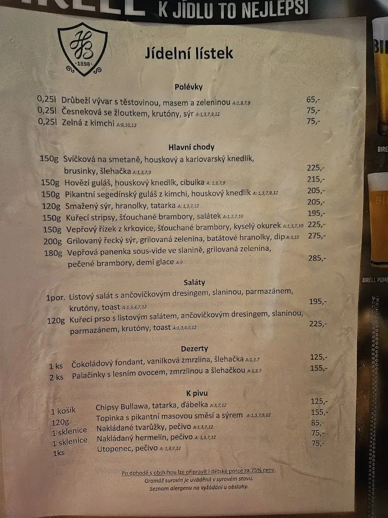 Menu_Restaurace Bullawa_Jablunkov_image_4