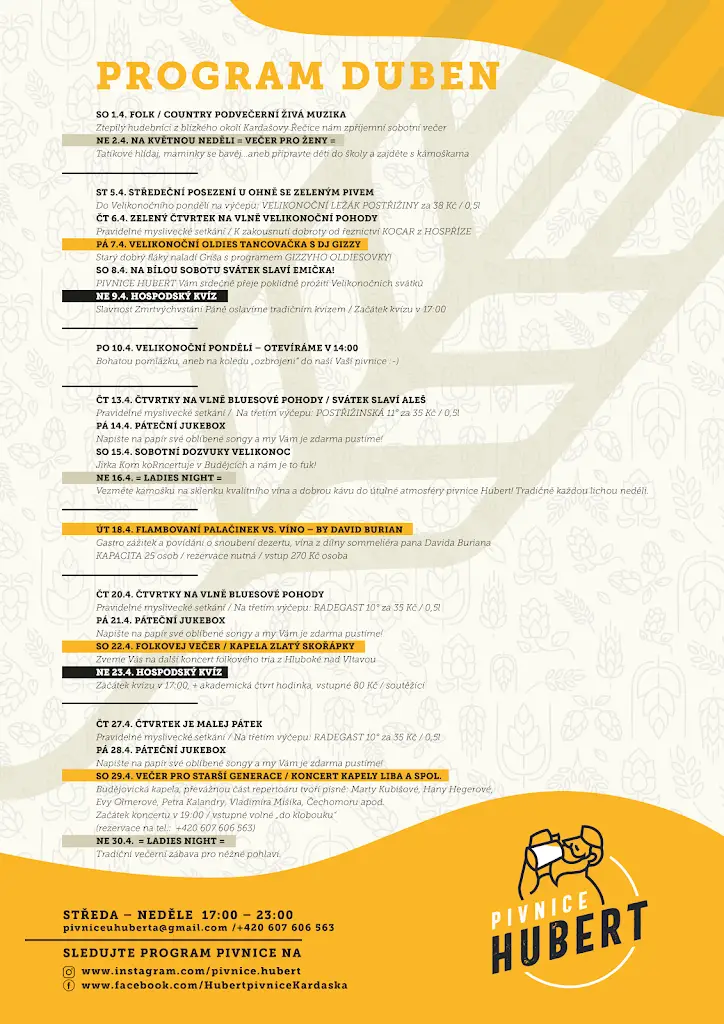 Menu_Pivnice Hubert, Kardašova Řečice_Kardašova Řečice_image_1