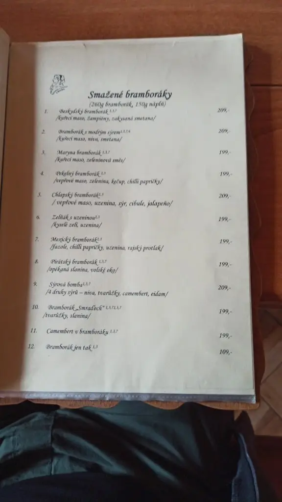 Menu_Penzion a restaruace U Maryny_Jablunkov_image_2