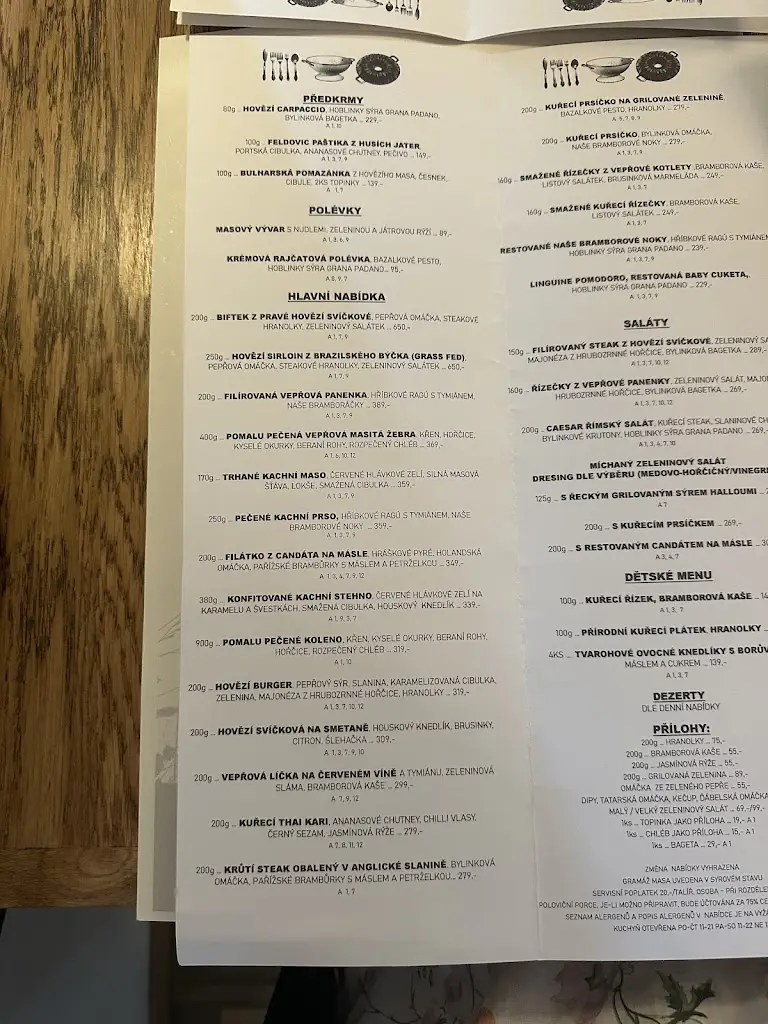 Menu_Hotel a Hostinec U Feldů_Klimkovice_image_1