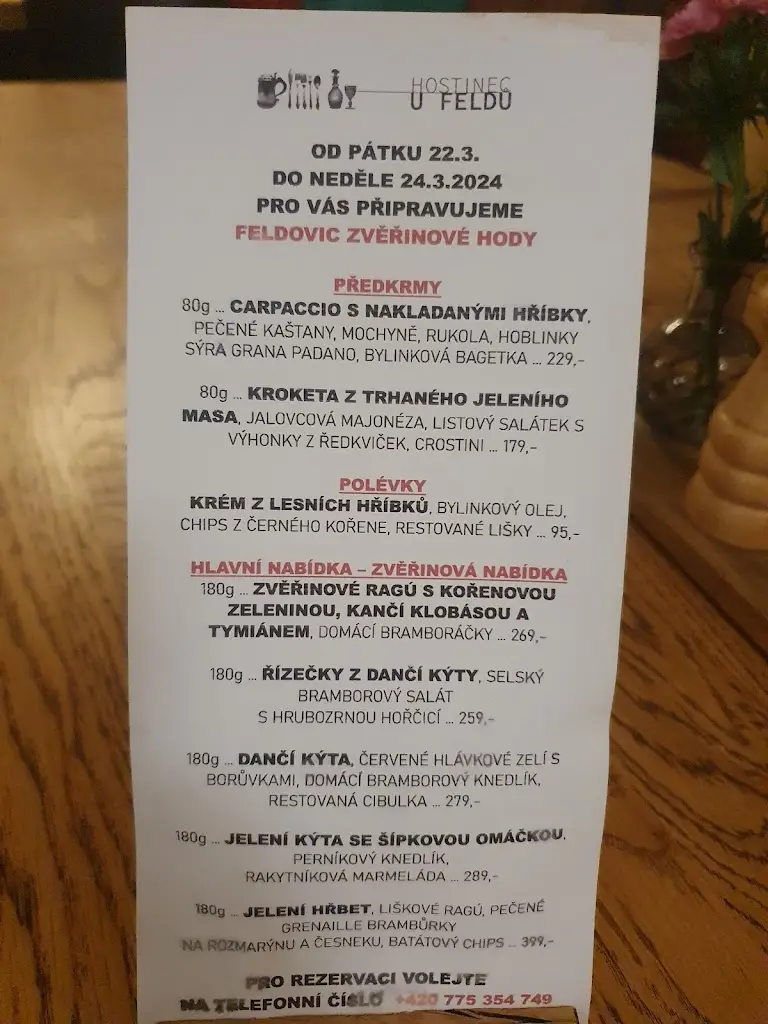 Menu_Hotel a Hostinec U Feldů_Klimkovice_image_2