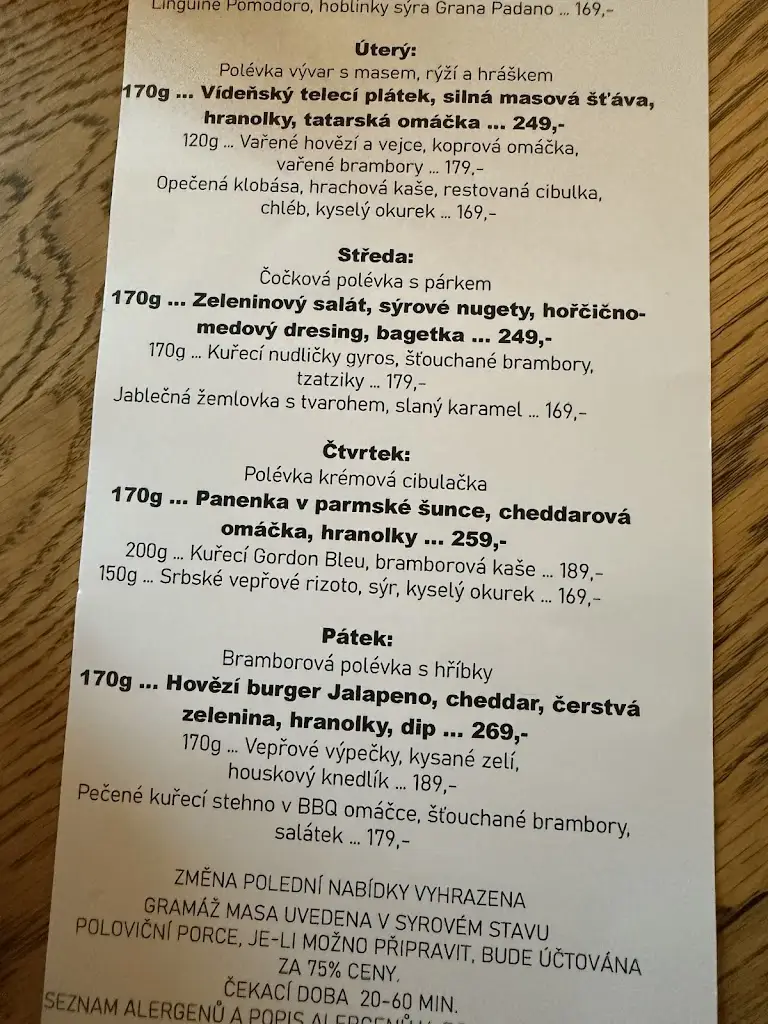 Menu_Hotel a Hostinec U Feldů_Klimkovice_image_3