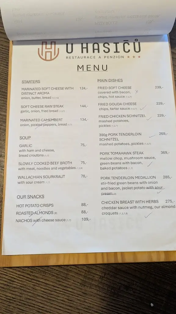 Menu_Restaurace a penzion U Hasičů_Klimkovice_immagine_3