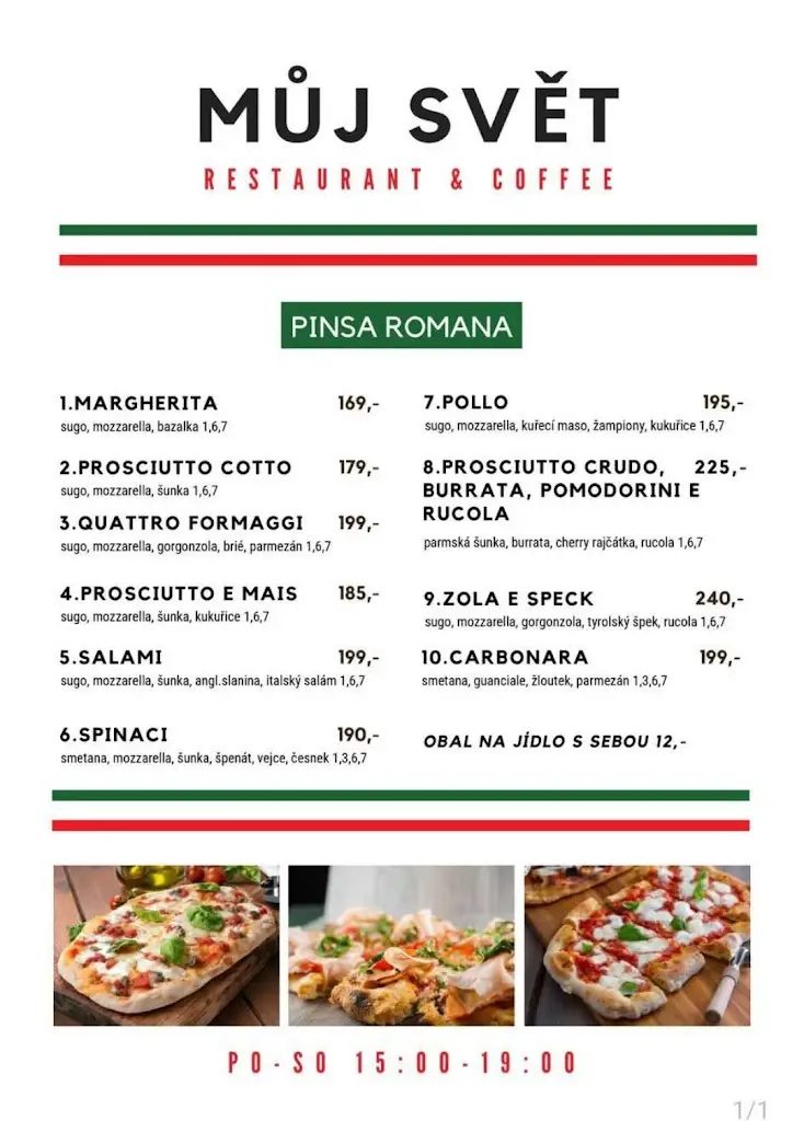 Menu_Můj Svět - Restaurant & Coffee_Kopřivnice_image_1