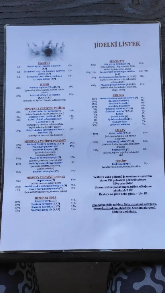 Menu_Bowling centrum a restaurace Kopřivnice_Kopřivnice_image_1