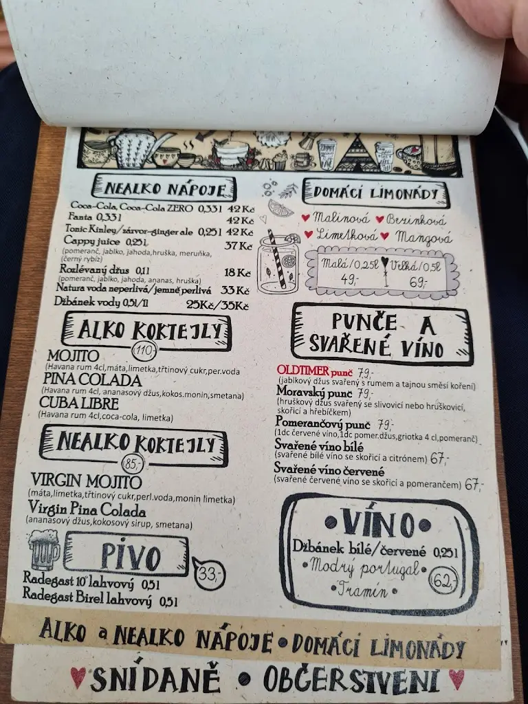 Menu_Café Oldtimer | Automobile Museum_Kopřivnice_image_2