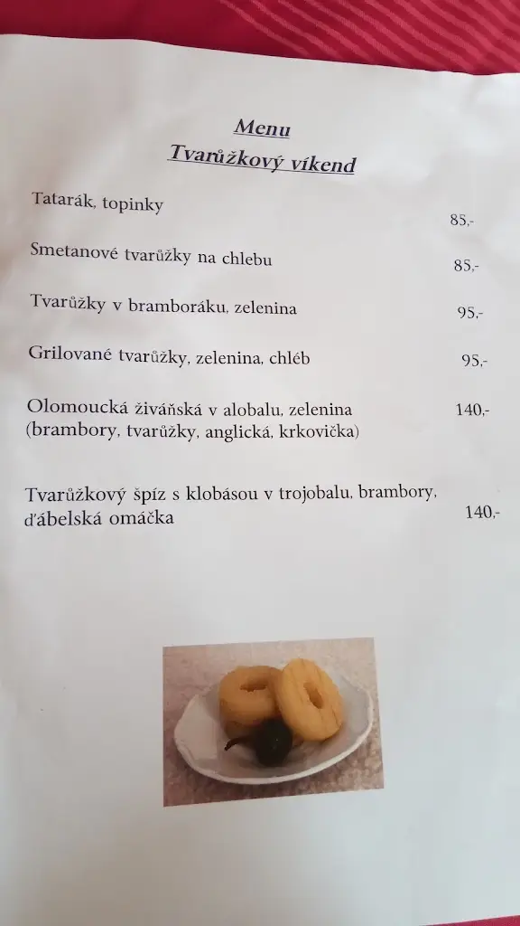 Menu_The inn Yard_Kozlovice_image_2