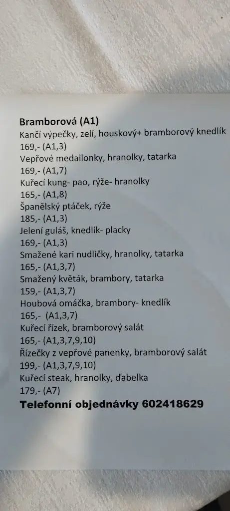 Menu_Restaurace Obecní dům_Ludgeřovice_immagine_2