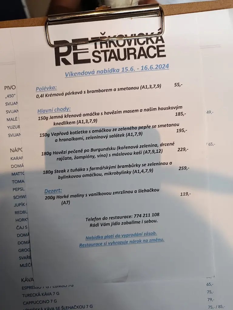 Menu_Petřkovická restaurace_Ludgeřovice_image_3