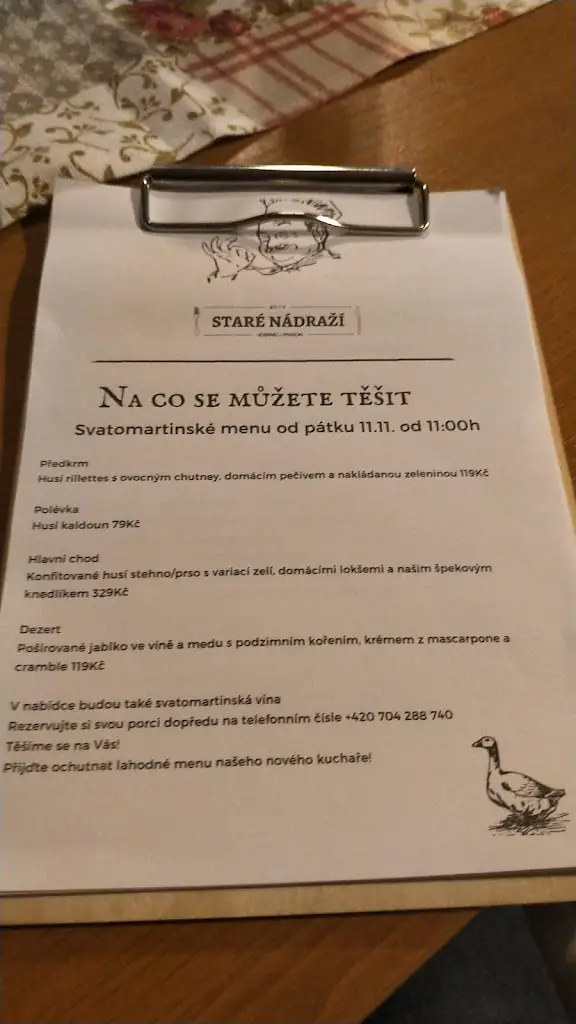 Menu_Hostinec Staré nádraží_Ludgeřovice_image_4