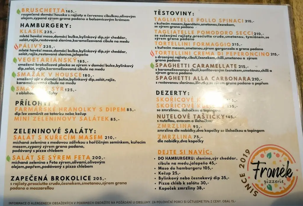 Menu_Pizzerie Froněk_Kaplice_image_4