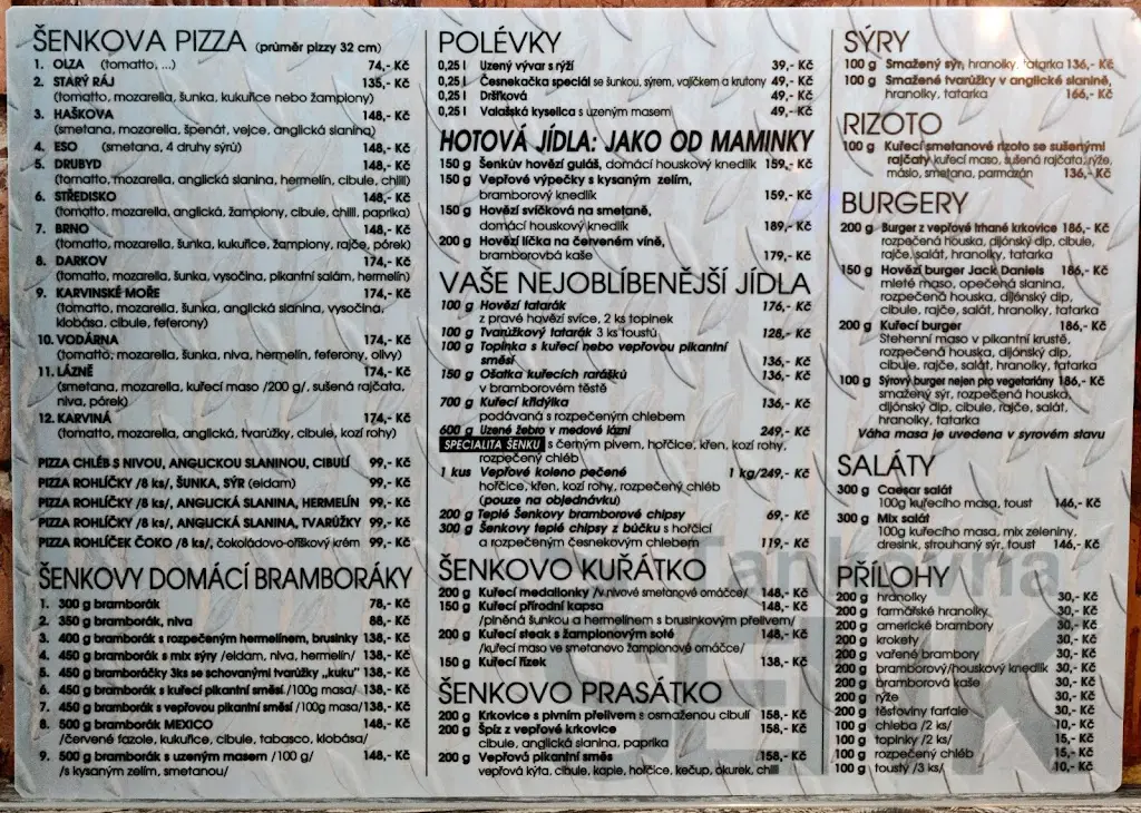 Menu_TANKOVNA ŠENK_Karviná_image_1
