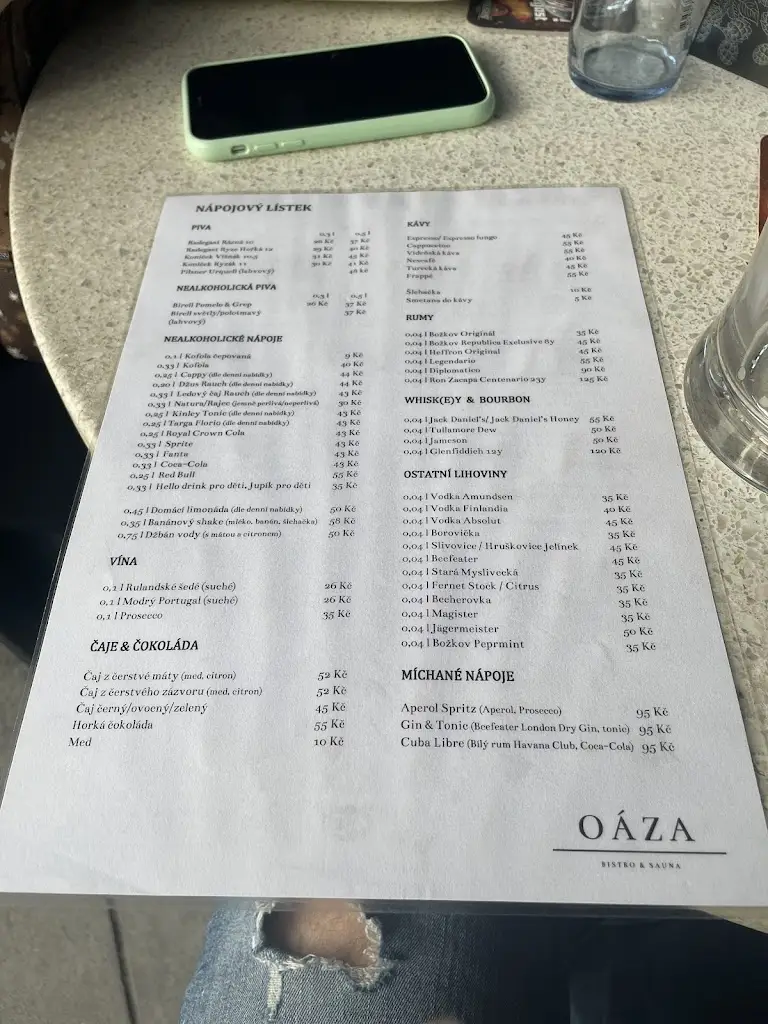 Menu_Oáza | Bistro & Sauna_Karviná_image_2