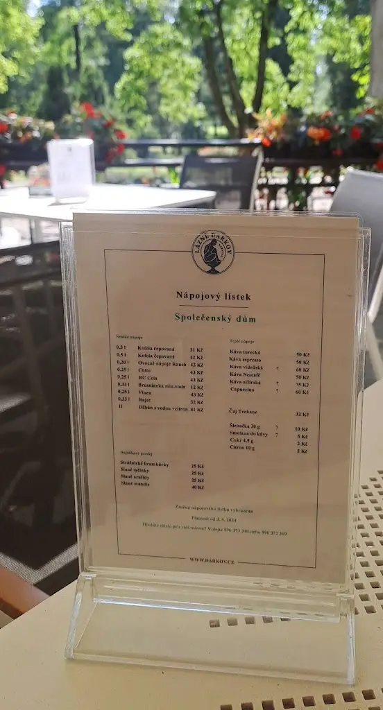 Menu_Společenský dům Lázeňský park_Karviná_image_1