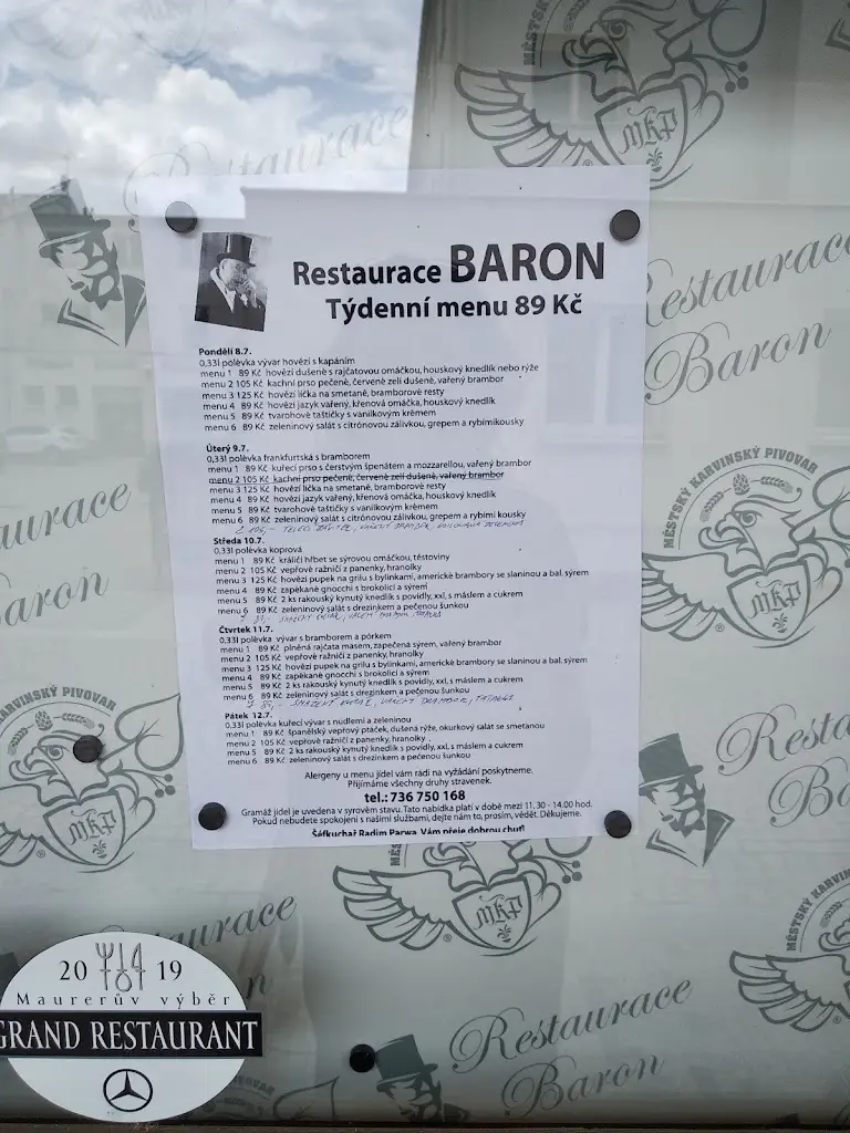 Menu_Restaurace Baron_Karviná_image_4