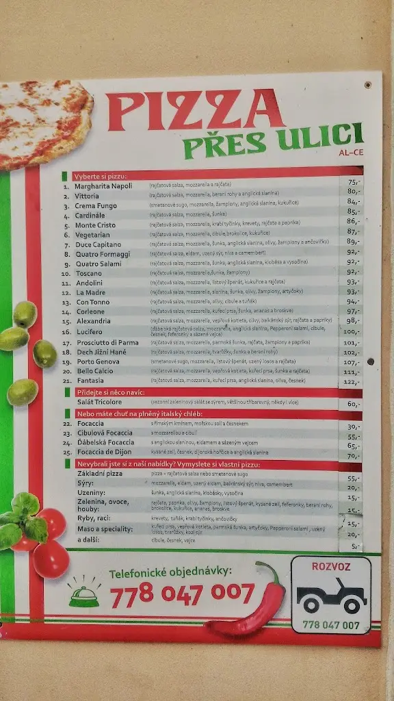 Menu_PIZZA PŘES ULICI_Město Albrechtice_immagine_3