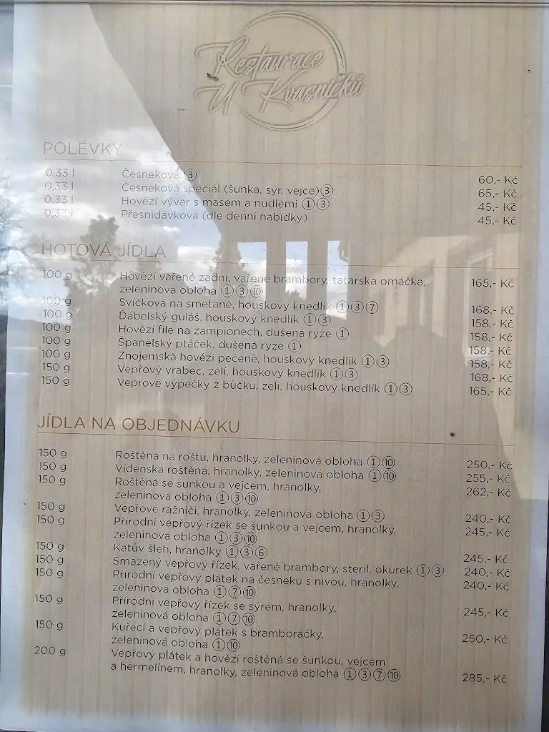 Menu_Restaurace U Kvasničků_Krnov_image_1