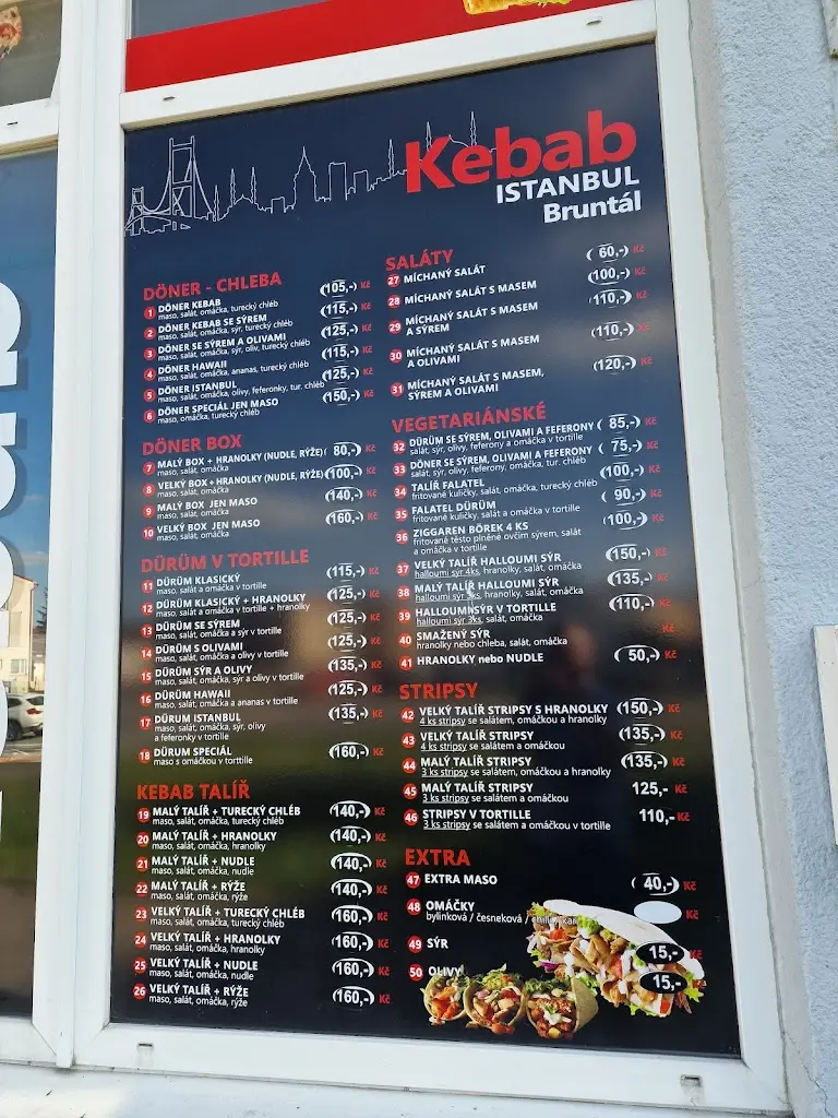 Menu_Istanbul kebab Bruntál Krnov_Krnov_image_1