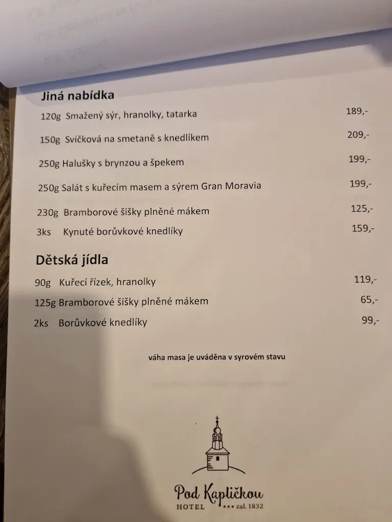 Menu_Restaurace Penzionu Pod kapličkou_Morávka_image_4