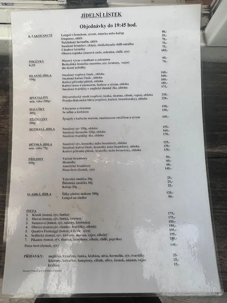 Menu_Hotel Morávka_Morávka_image_1